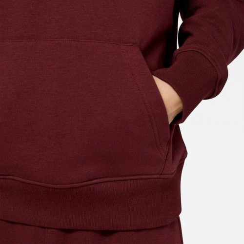 Men’s Hoodie New Balance Essentials Stacked Rubber Maroon image 3