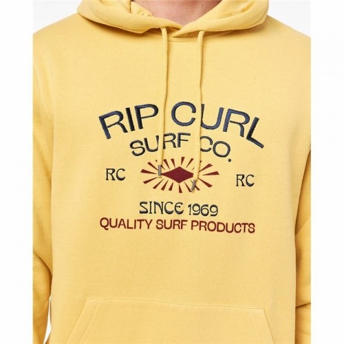Толстовка с капюшоном мужская Rip Curl Radiate Жёлтый image 3