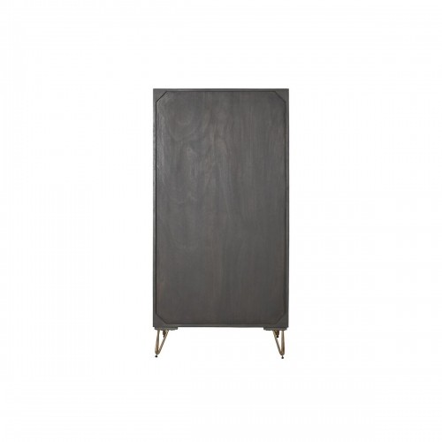 Cupboard DKD Home Decor Brown Metal Mango wood 70 x 45 x 142 cm image 3