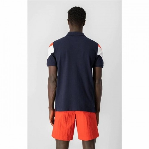 Men’s Short Sleeve Polo Shirt Champion Navy Blue image 3