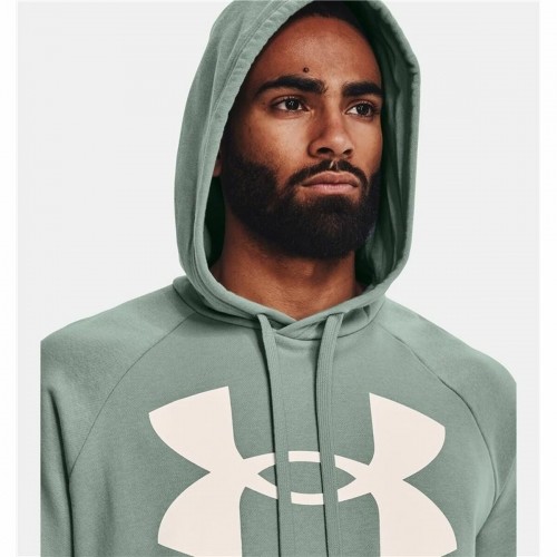 Men’s Hoodie Under Armour Rival Big Logo Green image 3