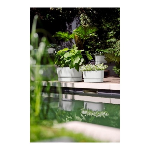 Plant pot Elho Terrase 80 Wheels 35 x 78 x 34 cm White image 3