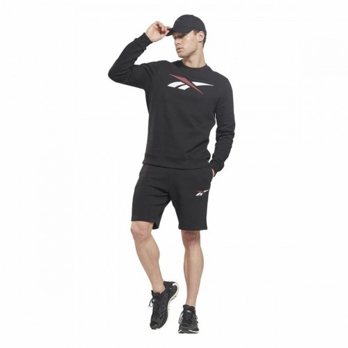 Men's Sports Shorts Reebok Vector Fleece Black image 3
