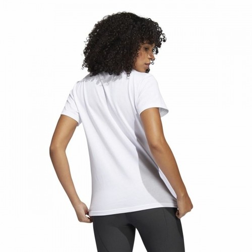Sieviešu Krekls ar Garām Piedurknēm Adidas Print Graphic Balts image 3