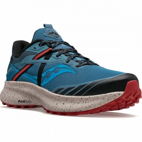 Running Shoes for Adults Saucony Ride 15 Blue Men image 3