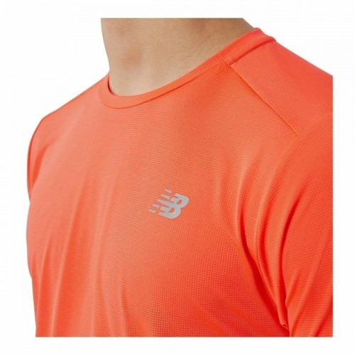 Vīriešu Krekls ar Īsām Piedurknēm New Balance Accelerate Oranžs image 3