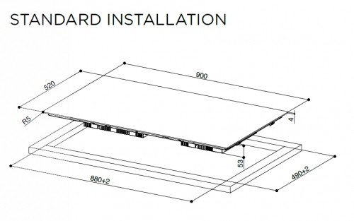 Induction hob Faber FCH 95 BK KL image 3