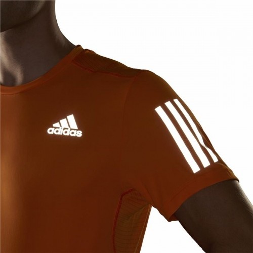 Футболка с коротким рукавом мужская Adidas Own The Run Оранжевый image 3