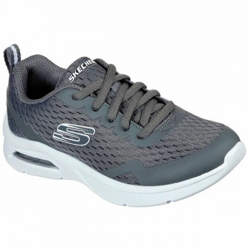 Sports Shoes for Kids Skechers Microspec Max Grey image 3