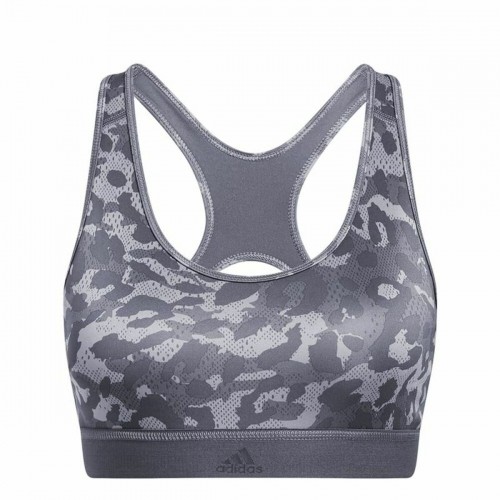 Спортивный бюстгальтер Adidas Believe This Medium Support Темно-серый image 3