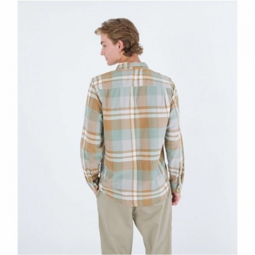 Men’s Long Sleeve Shirt Hurley Portland Organic Brown image 3
