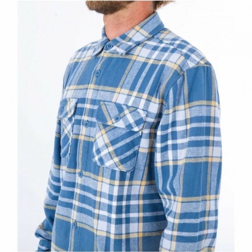 Рубашка с длинным рукавом мужская Hurley Santa Cruz Синий image 3