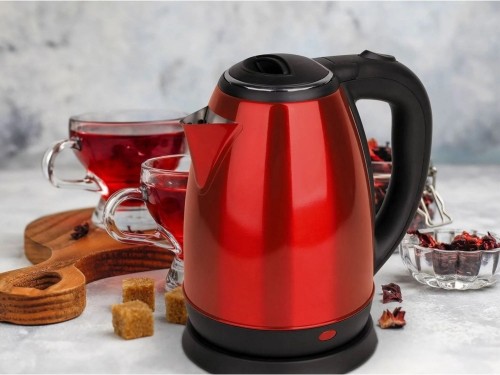 Omega kettle OEK802 1.8l 1500W, red image 3