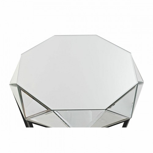 Вспомогательный стол DKD Home Decor Зеркало Чёрный Металл современный (50 x 50 x 55 cm) image 3