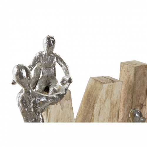 Dekoratīvās figūriņas DKD Home Decor Brūns Alumīnijs Mango koks (55 x 7,5 x 21 cm) image 3