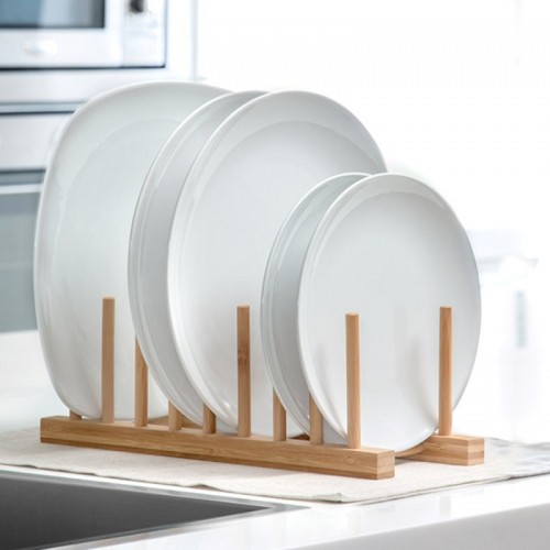 Bigbuy Cooking Dish Holder Натуральный Бамбук (34 x 12,5 x 12 cm) image 3
