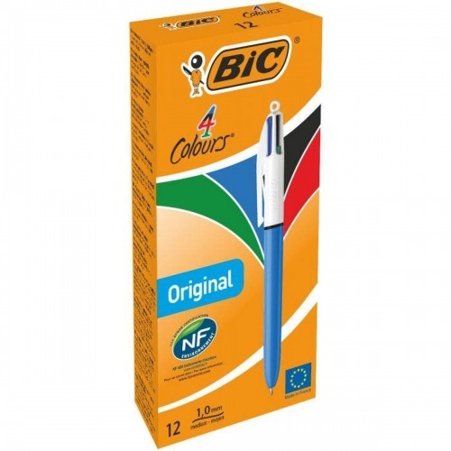 Pen Bic Original 4 colours Rechargeable 0,32 mm 12 Pieces image 3
