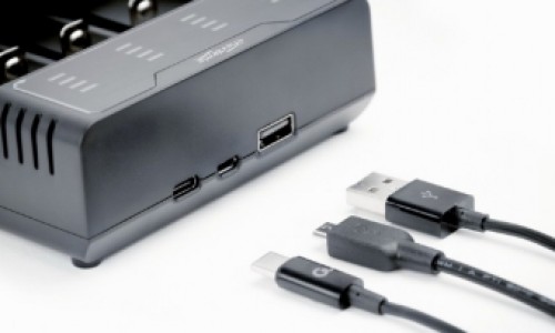 Bateriju lādētājs Gembird USB 4-slot Ni-MH + Li-ion Fast Battery Charger Black image 3