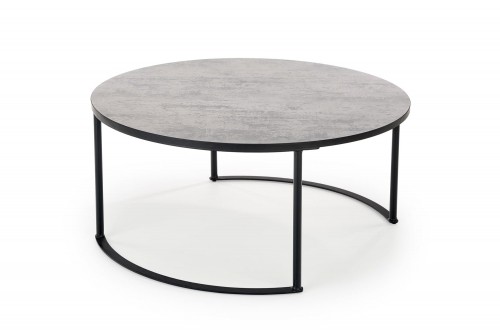 Halmar MACAO coffee table, gray / black image 3