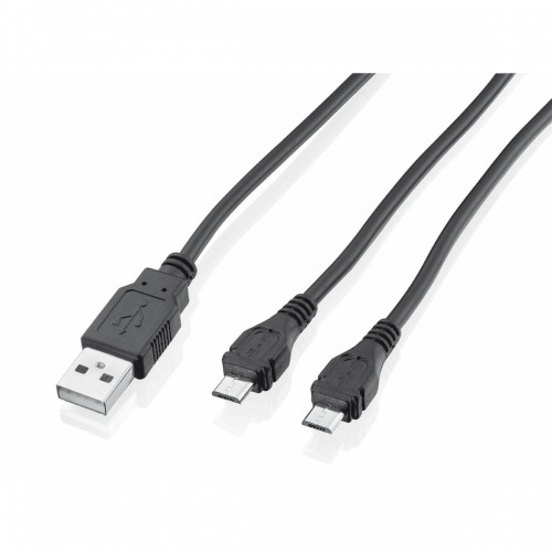 USB to mikro USB kabelis Trust GXT 222 Melns image 3