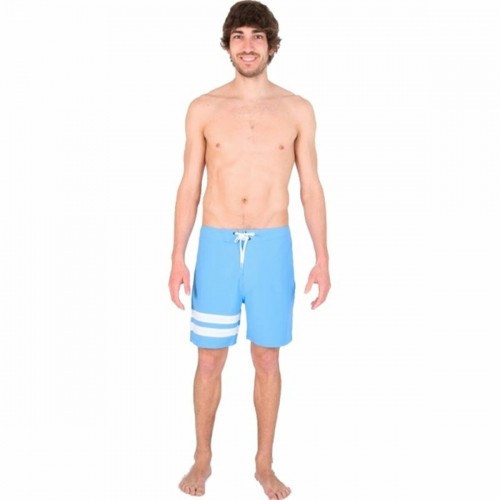 Men’s Bathing Costume Hurley Block Party 18" Sky blue image 3