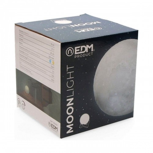 Настольная лампа EDM луна Белый 3,7 V image 3
