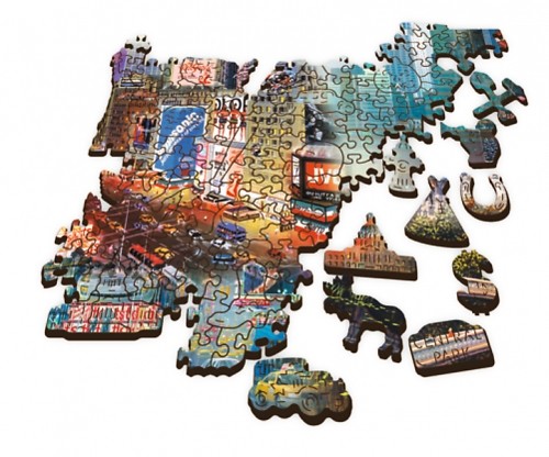 Trefl Puzzles TREFL Koka puzle - Ņujorkas kolāža, 1000gb image 3