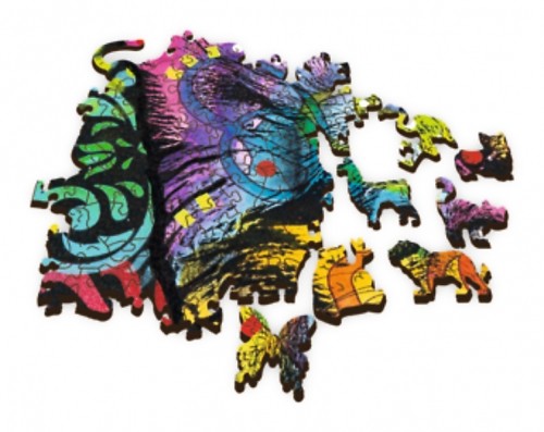 Trefl Puzzles TREFL Koka puzle - Krāsains kucēns, 500gb image 3
