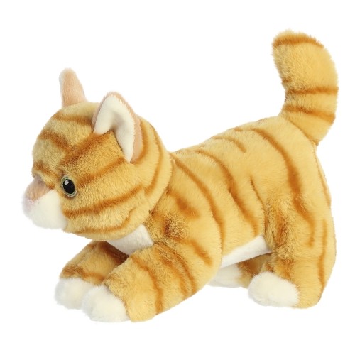 AURORA Eco Nation Plīša rotaļlieta Orandžais kaķis, 15 cm image 3