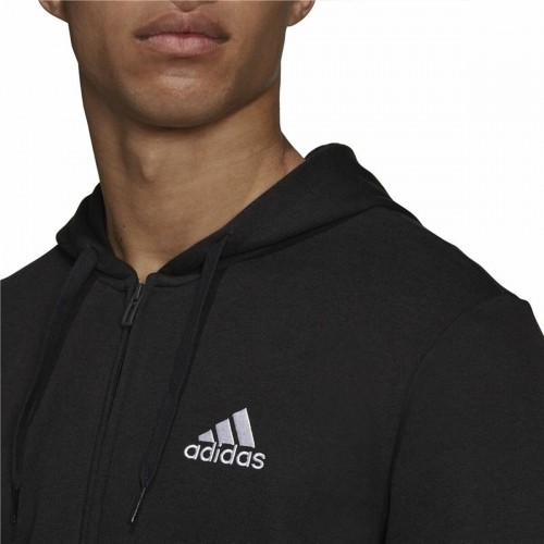 Мужская спортивная куртка Adidas French Terry Big Logo Чёрный image 3
