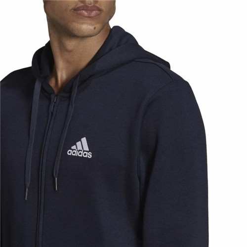 Men's Sports Jacket Adidas  Essentials French Terry Big Dark blue image 3
