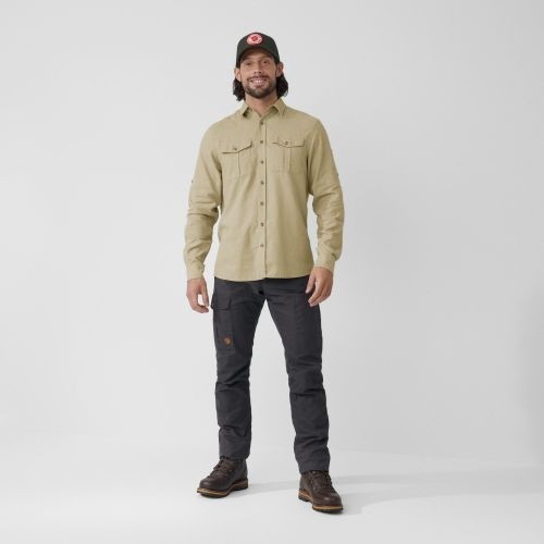 Fjallraven Övik Travel Shirt LS / Gaiši brūna / L image 3