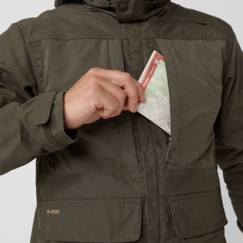 Fjallraven Lappland Hybrid Jacket / Tumši zaļa / L image 3