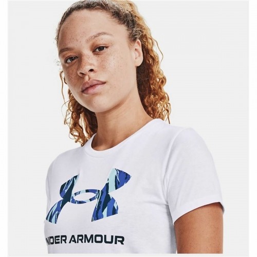 Women’s Short Sleeve T-Shirt Under Armour Graphic White image 3