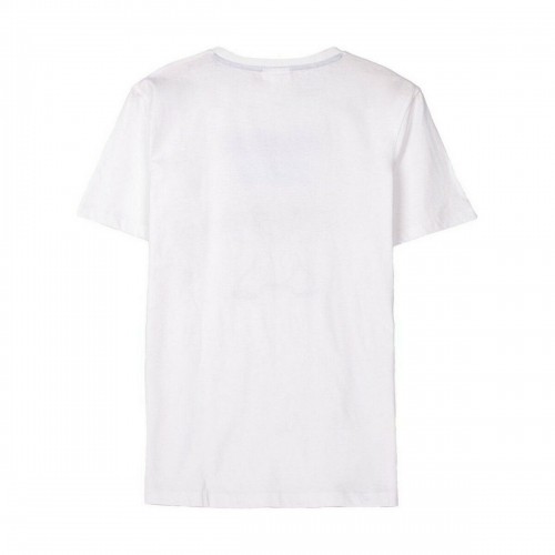 Men’s Short Sleeve T-Shirt Stitch White image 3