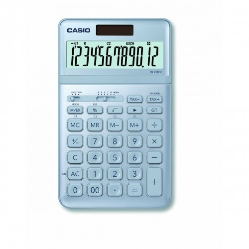 Calculator Casio JW-200SC-BU Blue Plastic image 3
