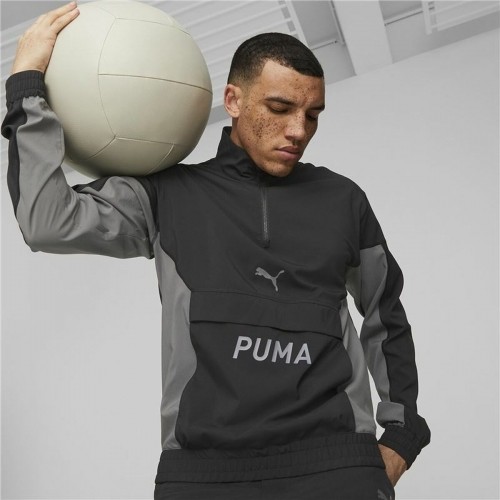 Vīriešu Sporta Jaka Puma Fit Woven Melns image 3