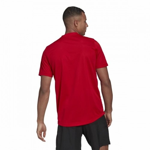 Men’s Short Sleeve T-Shirt  Aeroready Designed To Move Adidas Designed To Move Red image 3