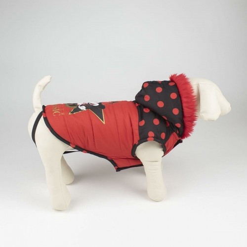 Пальто для собак Minnie Mouse Чёрный Красный S image 3