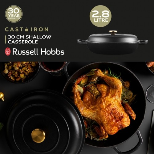 Russell Hobbs RH02525BEU7 Cast iron casserole 30cm black image 3