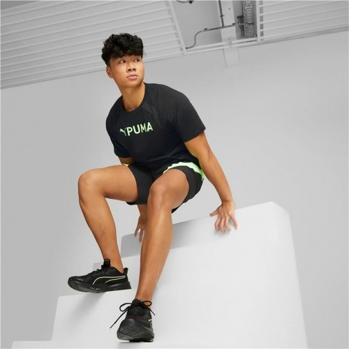 Футболка с коротким рукавом мужская Puma Ultrabreathe Triblend Чёрный image 3