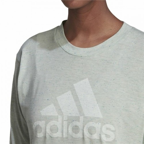 Sieviešu Krekls ar Garām Piedurknēm Adidas Future Icons Bēšs image 3