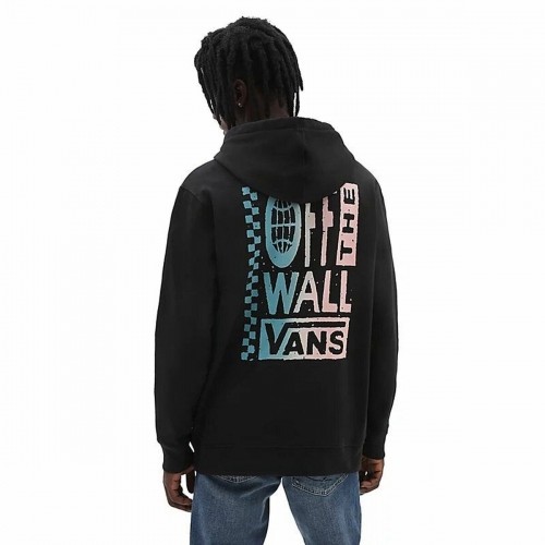 Толстовка с капюшоном мужская Vans Global Stack Чёрный image 3