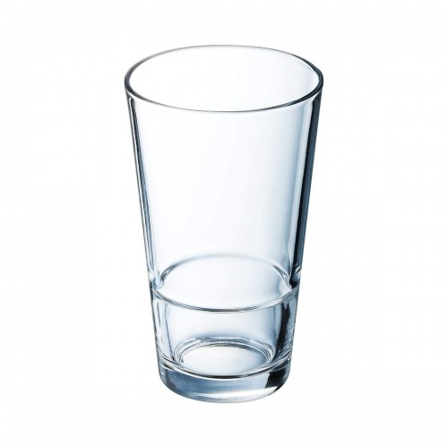Set of glasses Arcoroc Stack Up Transparent Glass (470 ml) (6 Units) image 3