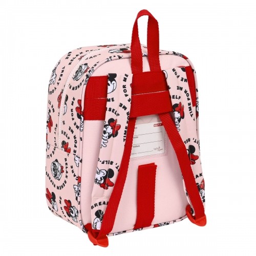 Child bag Minnie Mouse Me time Pink (22 x 27 x 10 cm) image 3