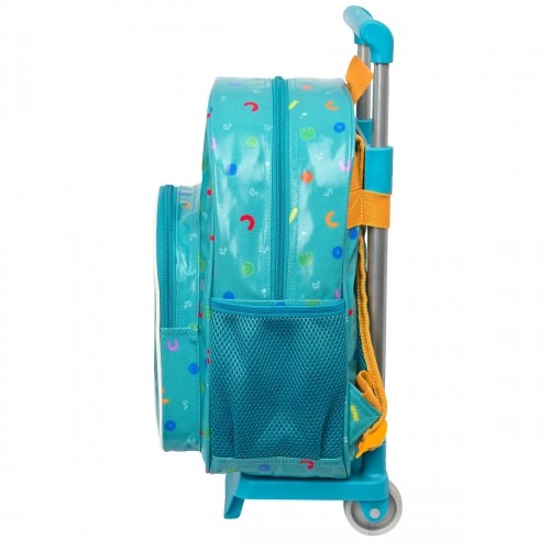 Школьный рюкзак с колесиками CoComelon Back to class Светло Синий (26 x 34 x 11 cm) image 3