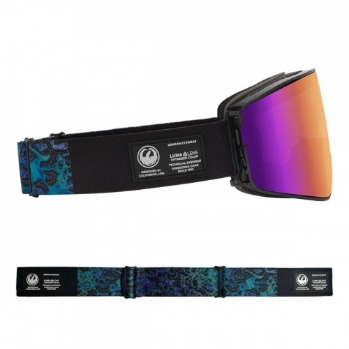 Ski Goggles Snowboard Dragon Alliance Pxv2 Lumalens Midnight Black Grey image 3