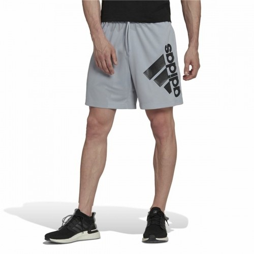 Men's Sports Shorts Adidas Big Badge Of Sport Grey 9" image 3
