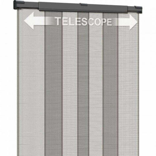 Anti-Mosquito Curtain Schellenberg Doors Fibreglass Anthracite (95 x 220 cm) image 3