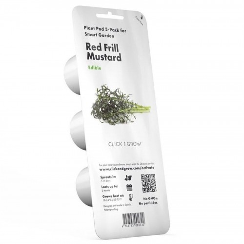 Click & Grow Smart Garden refill Mustard Red Frill 3pcs image 3